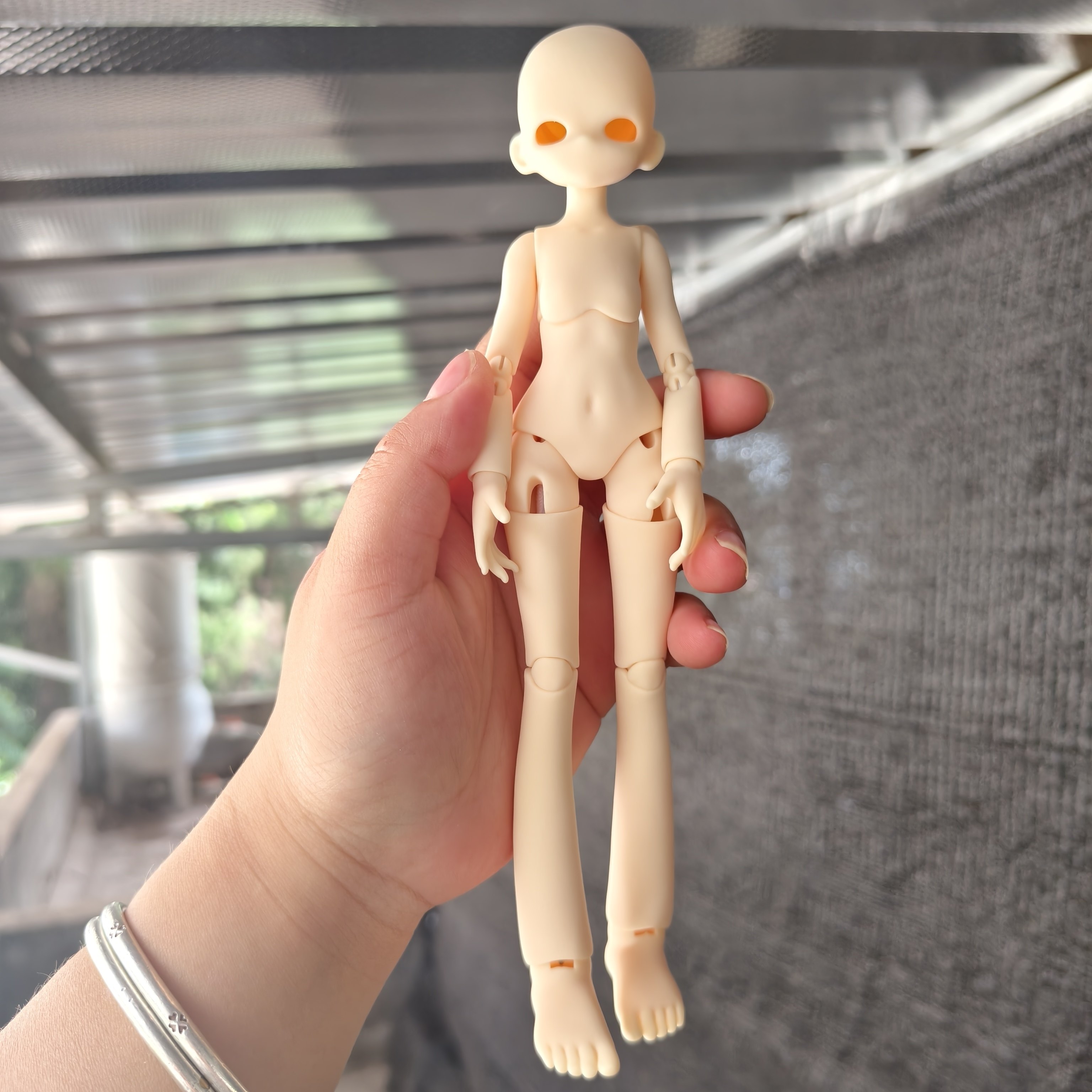 原创BJD娃娃素体1/8特八20厘米女体素体关节可动3d打印树脂娃娃
