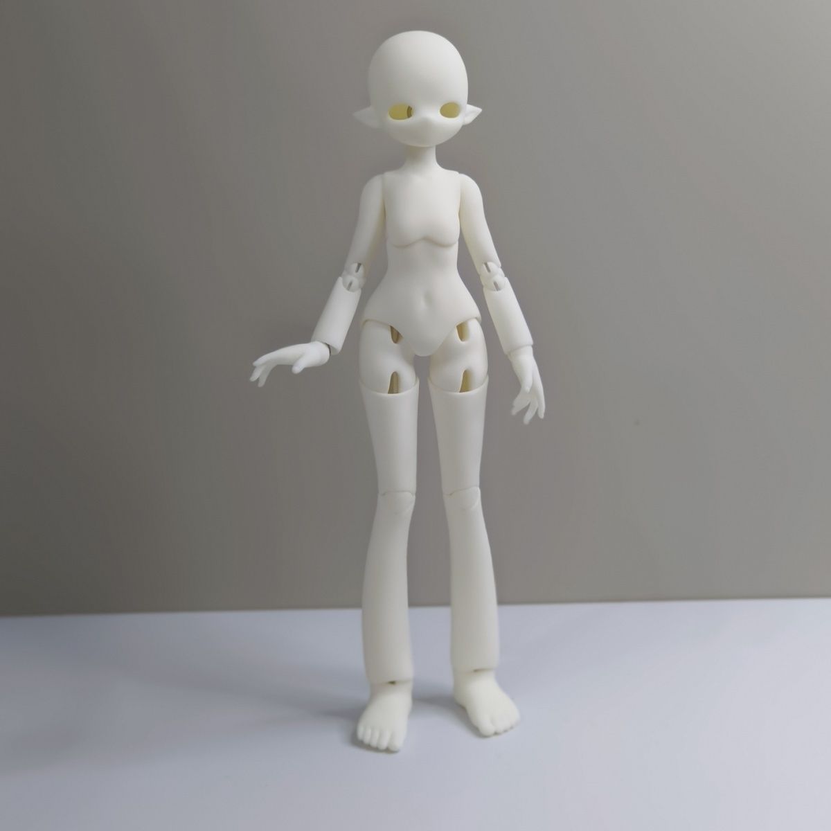 原创BJD娃娃素体1/8特八20厘米女体素体关节可动3d打印树脂娃娃