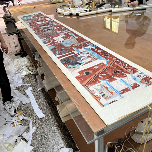 敦煌壁画九色鹿壁画高清微喷