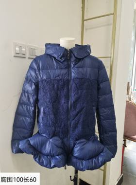 鹅绒服羽绒服女短款修身显瘦白鸭冬季外套女娃娃衫小香风高级感
