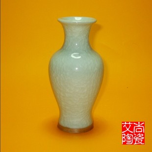 陶瓷瓶子小号工艺品 钧瓷小件花瓶仿古瓷器小瓷瓶装 饰小摆件居家装