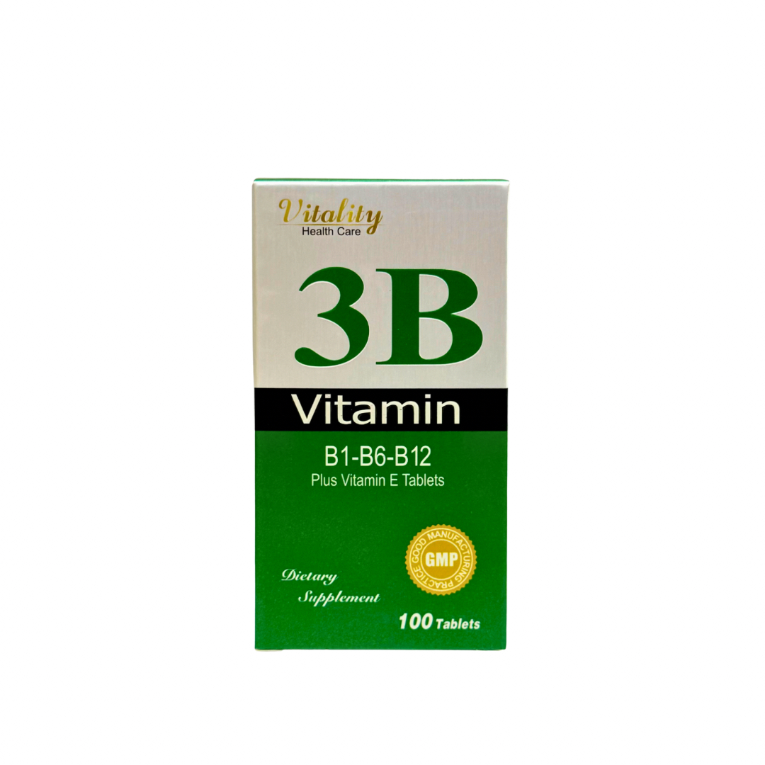 港澳代购美国Vitality维他命3B100粒B1-B6-B12(附上小票)