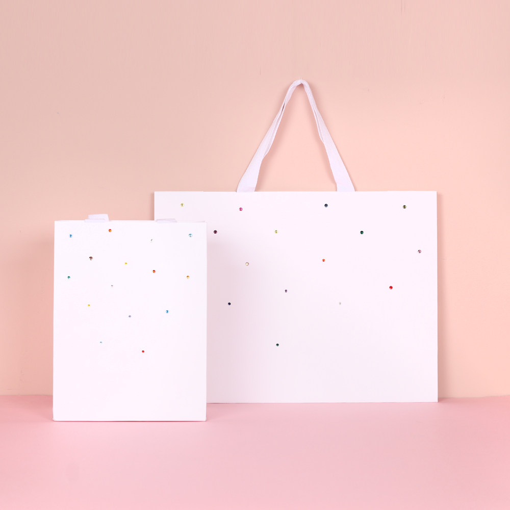 包装礼物袋超大号礼品袋白色送礼物包装袋手提袋毕设定做纸袋印刷