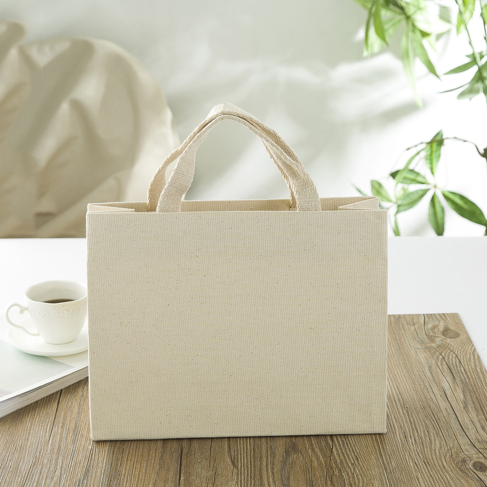 商务手提袋高档礼品袋简约装帧布纸袋包装加厚公司活动定制伴手礼