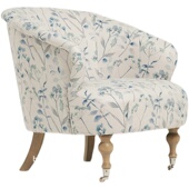 出口英国单人原单滑轮艺术设计实木经典 布艺客厅卧室休闲单人沙发