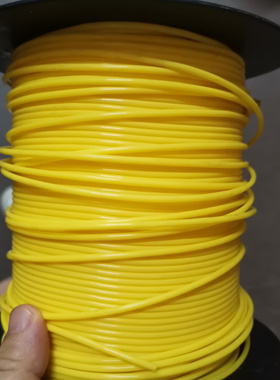 铁氟龙管AWG L型150V 黄色 壁厚0.15/0.2/0.3mm 四氟毛细管PTFE