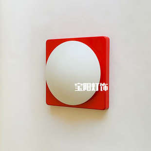 art方形Cubic壁灯 70s中古德国Neuhaus设计pop 定制款