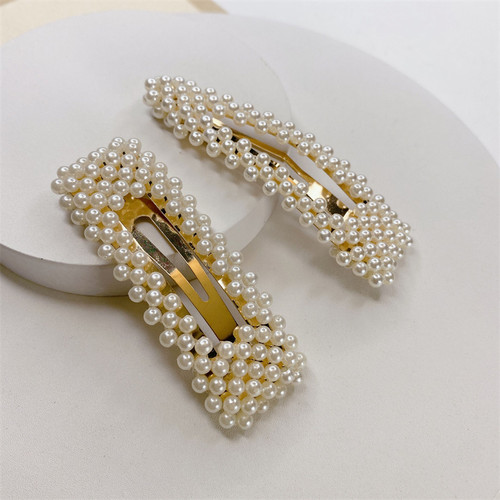 私家美人bb夹串珠韩款纯手工边夹