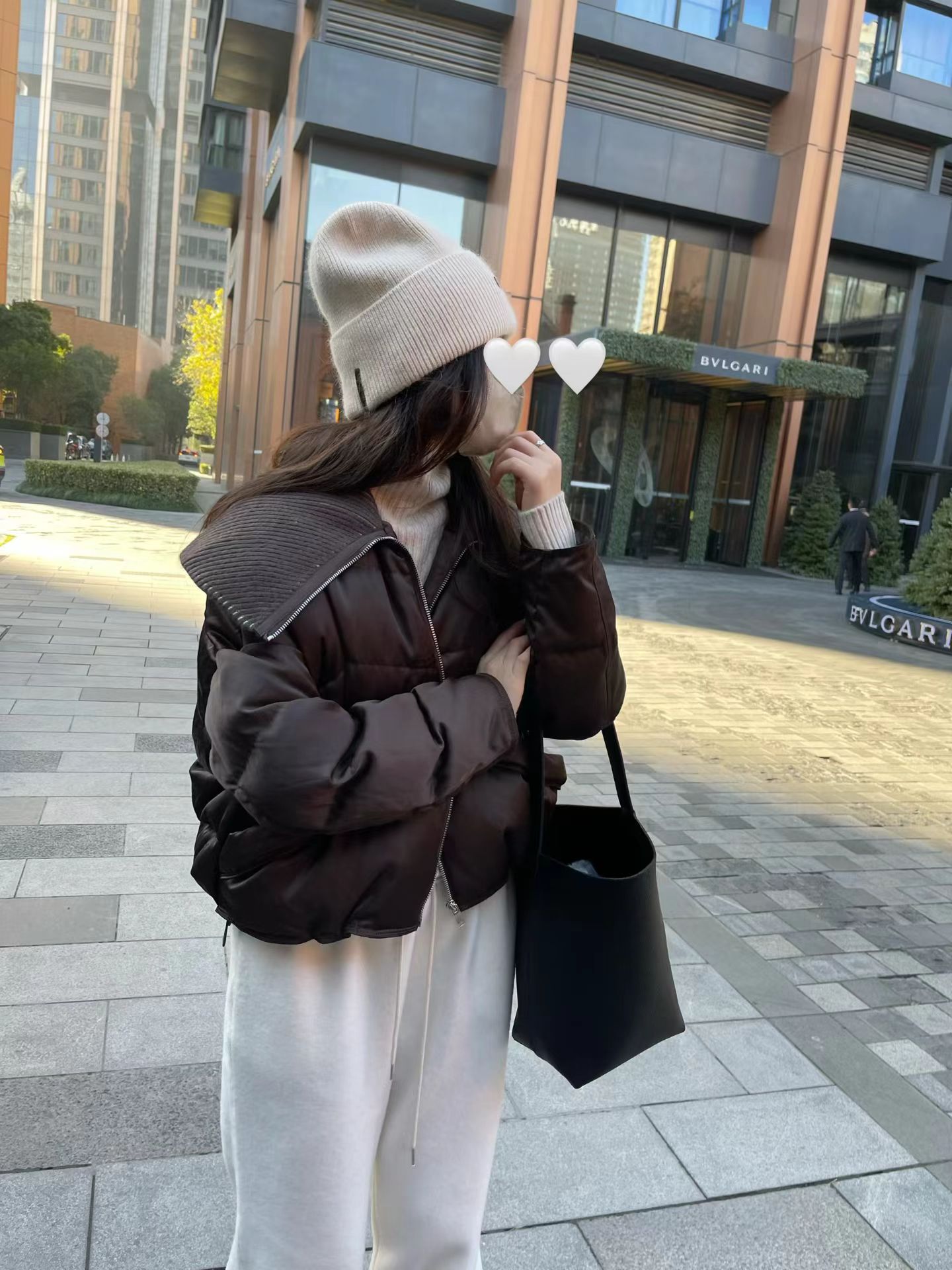 韩国东大门正品女装冬高品质大翻领宽松短款羽绒服加厚保暖外套