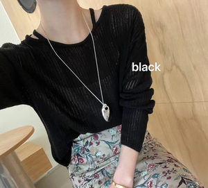 现！韩国东大门正品女装 秋冬季新款 露肩吊带设计精致针织衫chic