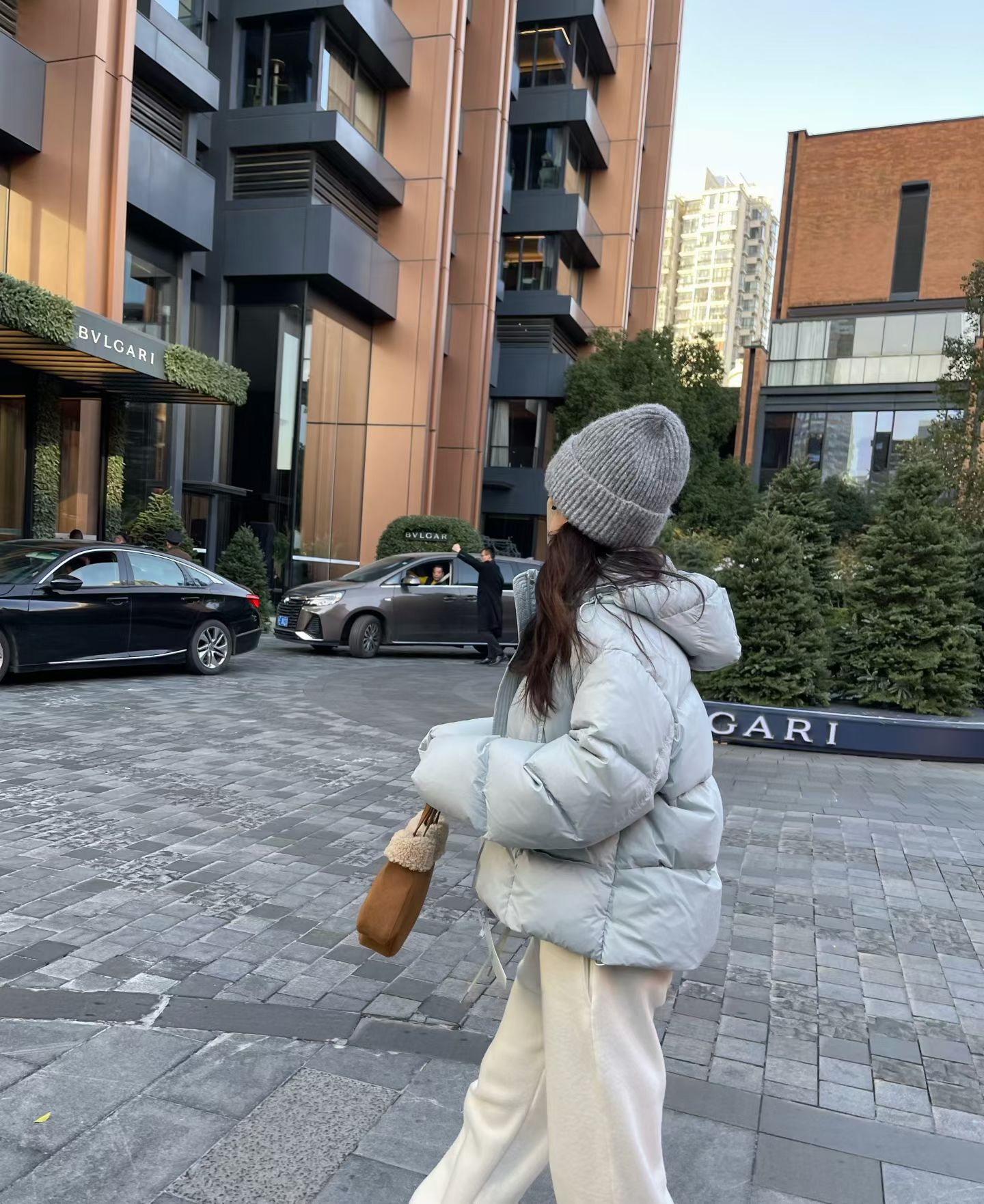 韩国东大门正品女装秋冬高品质连帽宽松休闲短款羽绒服面包服外套