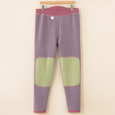 加绒加厚护膝女士高腰宽松保暖裤