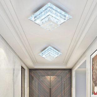 广东中山水晶过道灯走廊灯网红新款 阳台灯进门玄关灯门厅灯入户灯