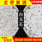 包邮 小白石子鹅卵石雨花石小石头白色小石头花盆铺面盆栽多肉装 饰