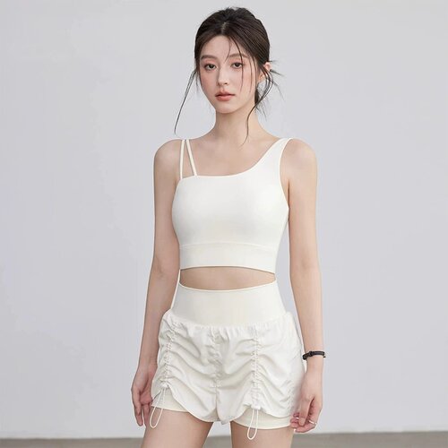 运动内衣女中高强度防震健身文胸跑步一体式美背瑜伽服背心普拉提