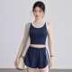 女 跑步普拉提训练健身服套装 瑜伽服运动背心女2025新款 文胸一体式