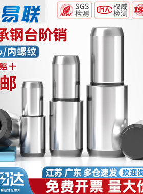 MSFWM内螺纹型阶梯轴销子MSFW实心台阶定位销轴承钢圆柱销