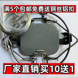 铁夹夹狗钳捕犬抓狗逮狗夹猫钳工具加粗狗夹防咬捕狗夹老鼠夹