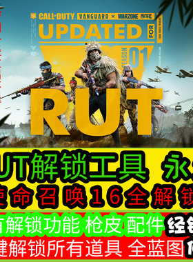 COD16一键全解锁/现代战争代购永久RUT解锁组合包 暗物质大马士革