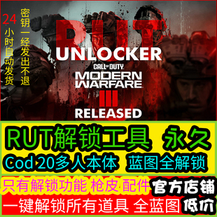 cod20使命召唤/rut全解锁/本体多人一键解锁组合包全蓝图人物迷彩