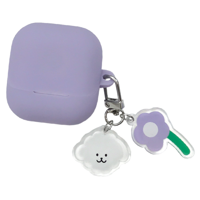 花朵小鸟耳机软壳防摔保护套