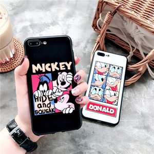 ins同款卡通苹果手机壳