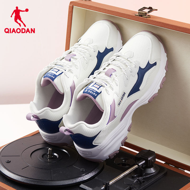 乔丹老爹鞋女鞋202夏季新款革面保暖轻便运动厚底增高休闲鞋