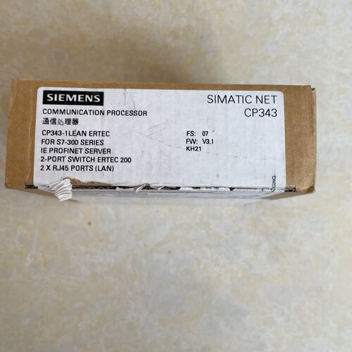 议价CP343-1LEAN 通信处理器 适配S7-300 PROFINET双网口模块维修