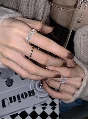 超仙精致开口可调节戒指