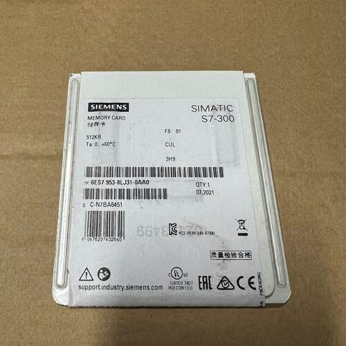 议价6ES7 953-8LJ31-0AA0 存储卡 SIMATIC S7-300 512KB维修