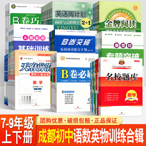 b卷必刷七八九年级数学