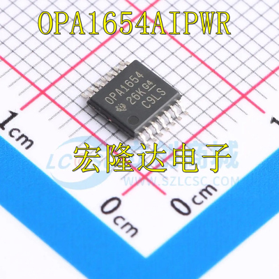 OPA1654AIPWR 进口原装OPA1654 封装TSSOP14 运算放大器芯片 全新