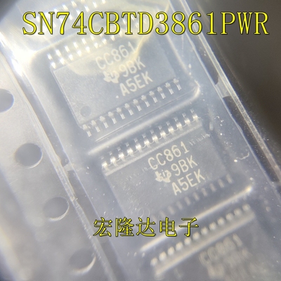 SN74CBTD3861PWR 丝印CC861 SN74CBTD3861PW TSSOP24 全新进口