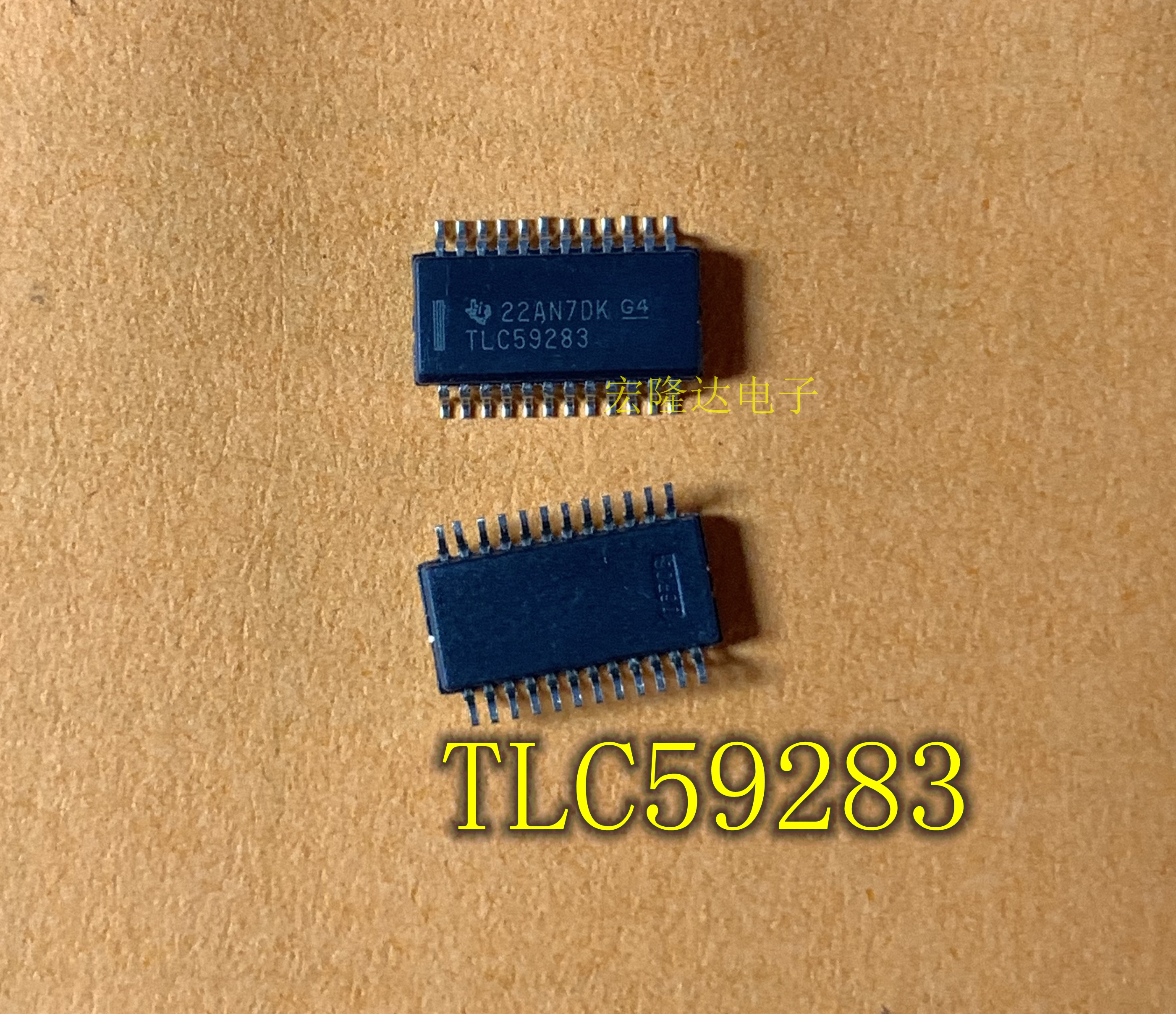 TLC59283DBQR 丝印TLC59283 SSOP24贴片 全新原装 现货
