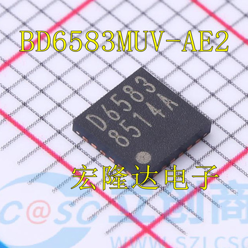 BD6583MUV-AE2 丝印D6583 QFN24 LED驱动芯片 全新进口 芯片