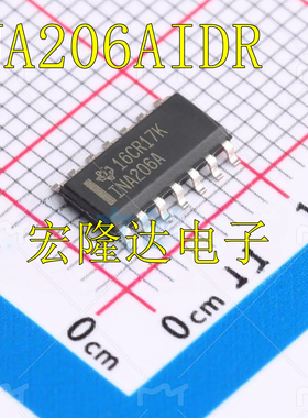 INA206AIDR 全新原装 SOP14 进口芯片 INA206A  电流感应放大器