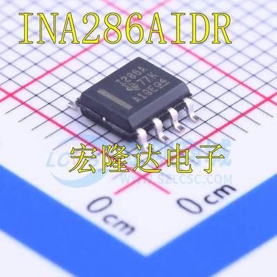 INA286AIDR 丝印:I286A 封装SOIC-8 电流感应放大器芯片 全新原装