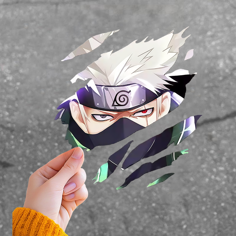 火影忍者卡卡西反光防水车贴