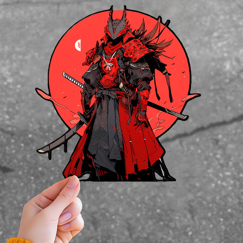 动漫重型武士防水全车贴