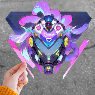 游戏Vandlas破坏者头部汽车装饰贴三角窗全车贴防水炫酷定制贴纸