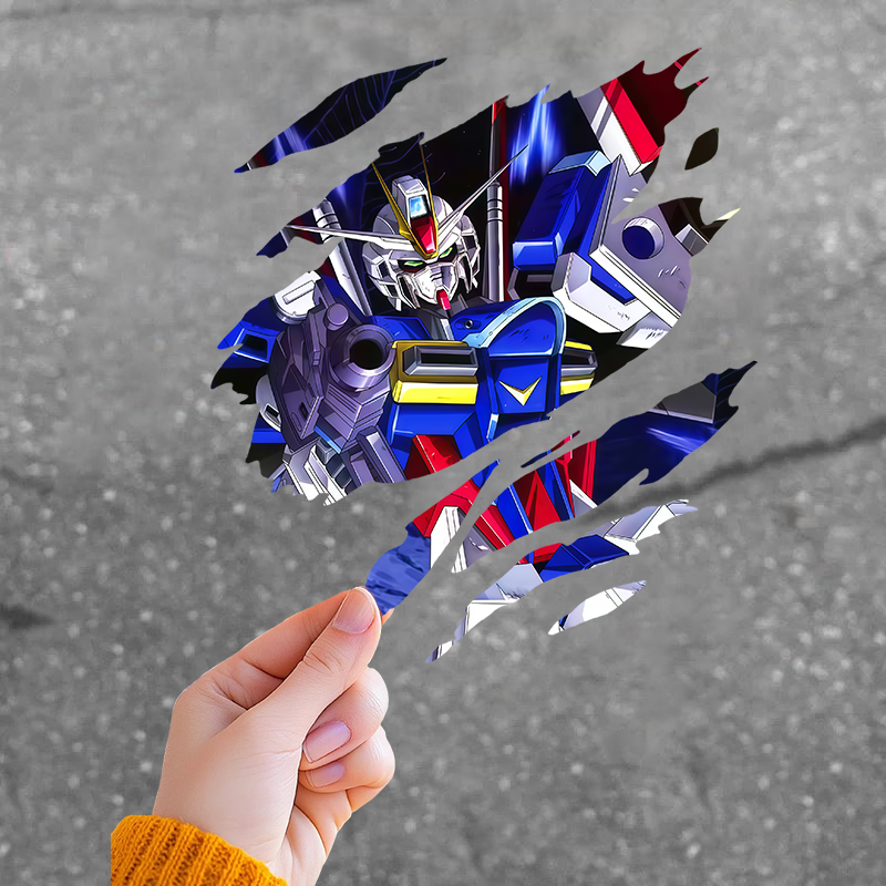 高达机甲炫酷防水划痕车贴