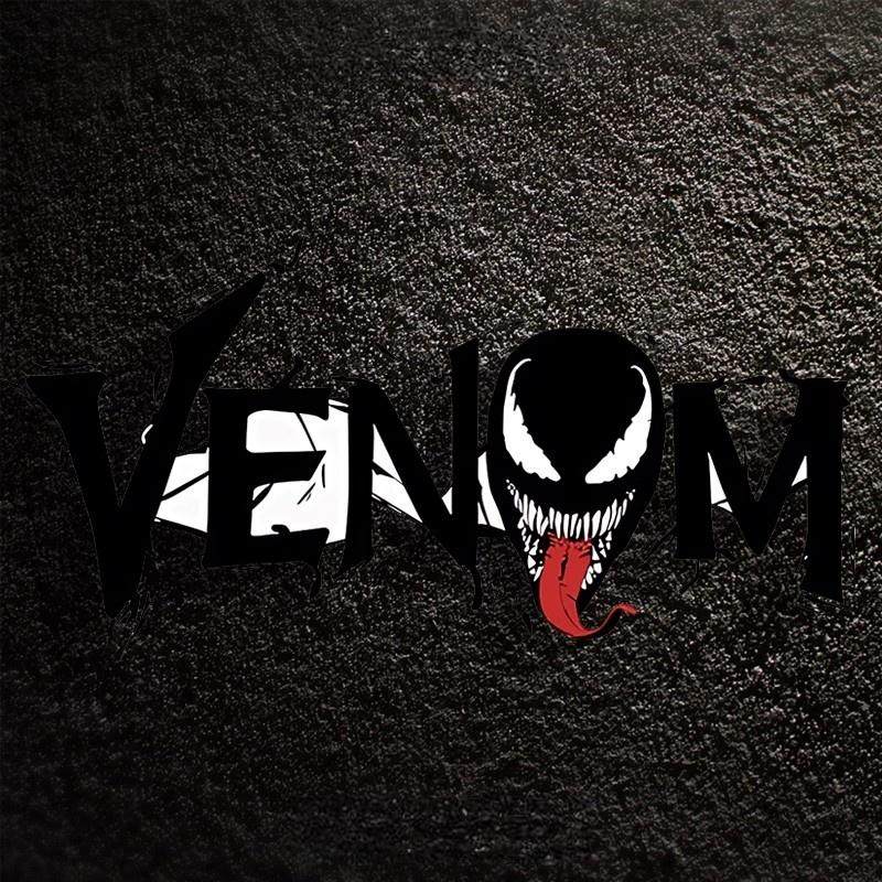 漫威创意个性毒液Venom英文字母汽车贴纸后挡风玻璃电车防水车贴
