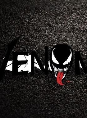 漫威创意个性毒液Venom英文字母汽车贴纸后挡风玻璃电车防水车贴