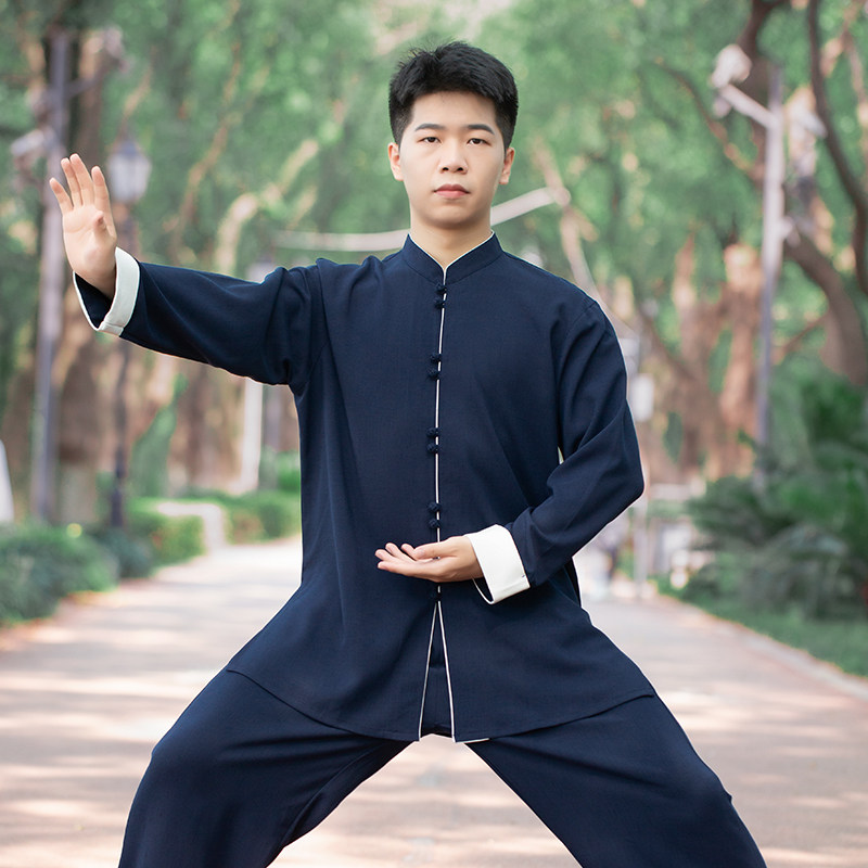2026新款太极服男款秋冬季高端品牌八段锦太极拳练功武术服春套装