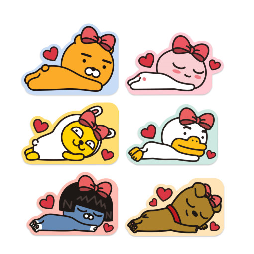 韩国动物节日通用信封感谢小卡片