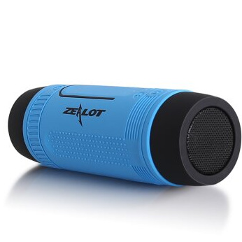 zealot/狂热者S1自行车骑行蓝牙音箱无线4.0低音炮手电筒插卡音响