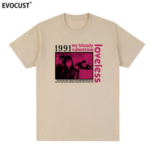 My Bloody Valentine短袖T恤自赏摇滚乐队loveless男女古着感1991
