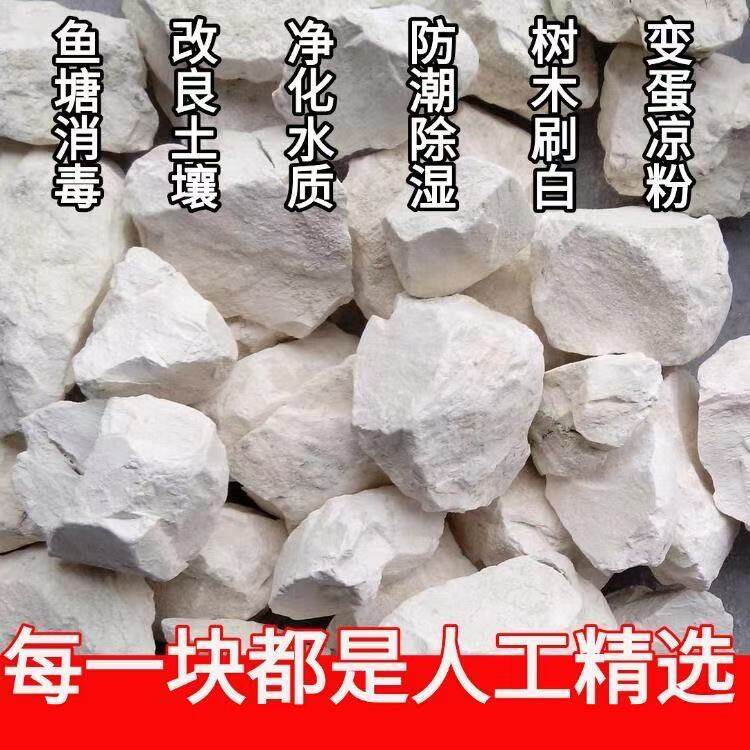 生石灰块米豆腐凉粉皮蛋蒸蛋原料精选食用雪白食品级石灰精选特优
