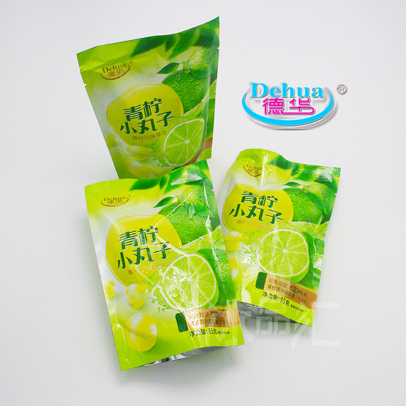 【新品】德华青柠小丸子冰球水果冰淇淋网红雪糕解暑冰块冷饮85g