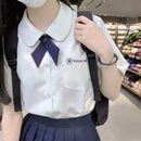 衬衫 泰国泰式 夏季 jk制服女学院风短袖 校服高中学生毕业服班服套装